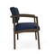 Lesro Lenox Steel Bariatric Chair Metal Frame, Bronze, RF Blueberry Back, MD Ink Seat LS1401 - alternate 3